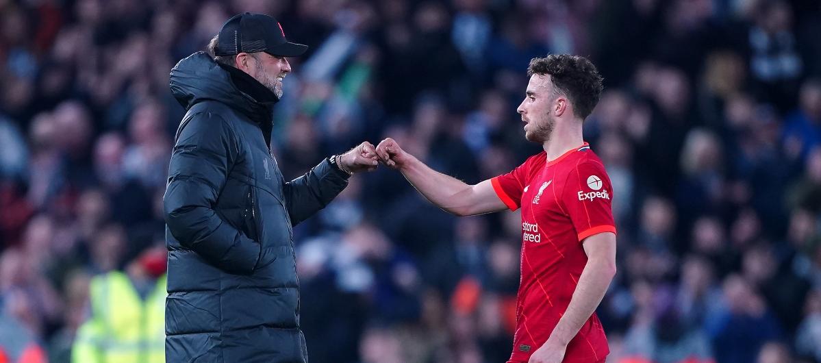 Jürgen Klopp y Diogo Jota coincidieron en el Liverpool entre 2020 y 2024. 