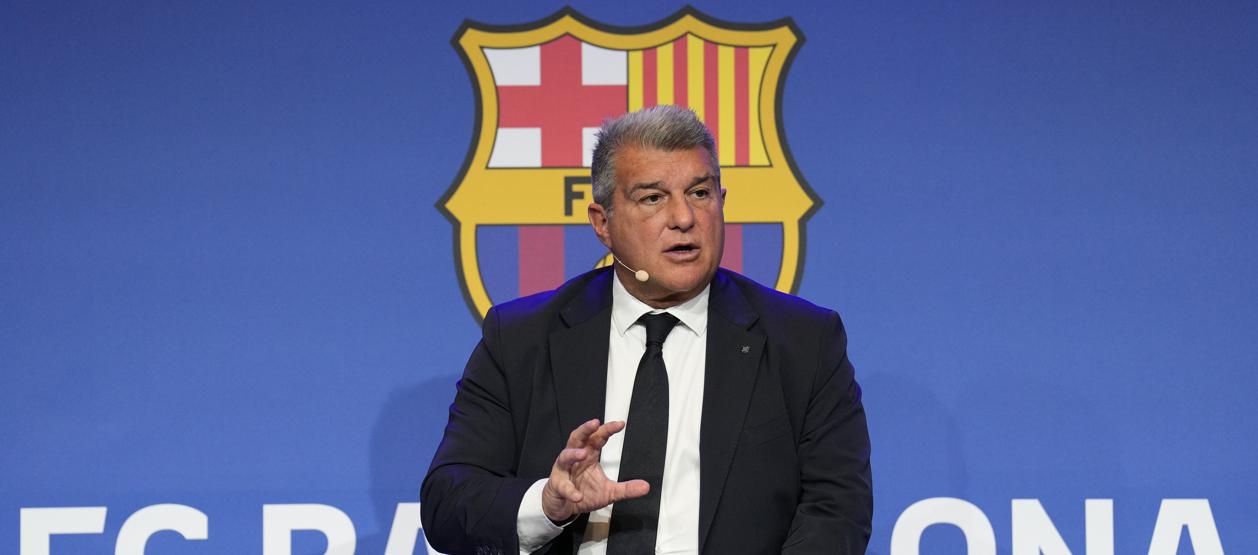 Joan Laporta, presidente del Barcelona. 