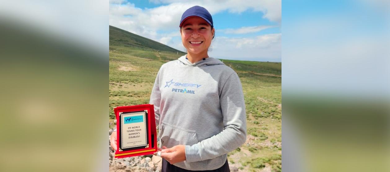 María Fernanda Herazo llegó a 36 títulos como tenista profesional. 