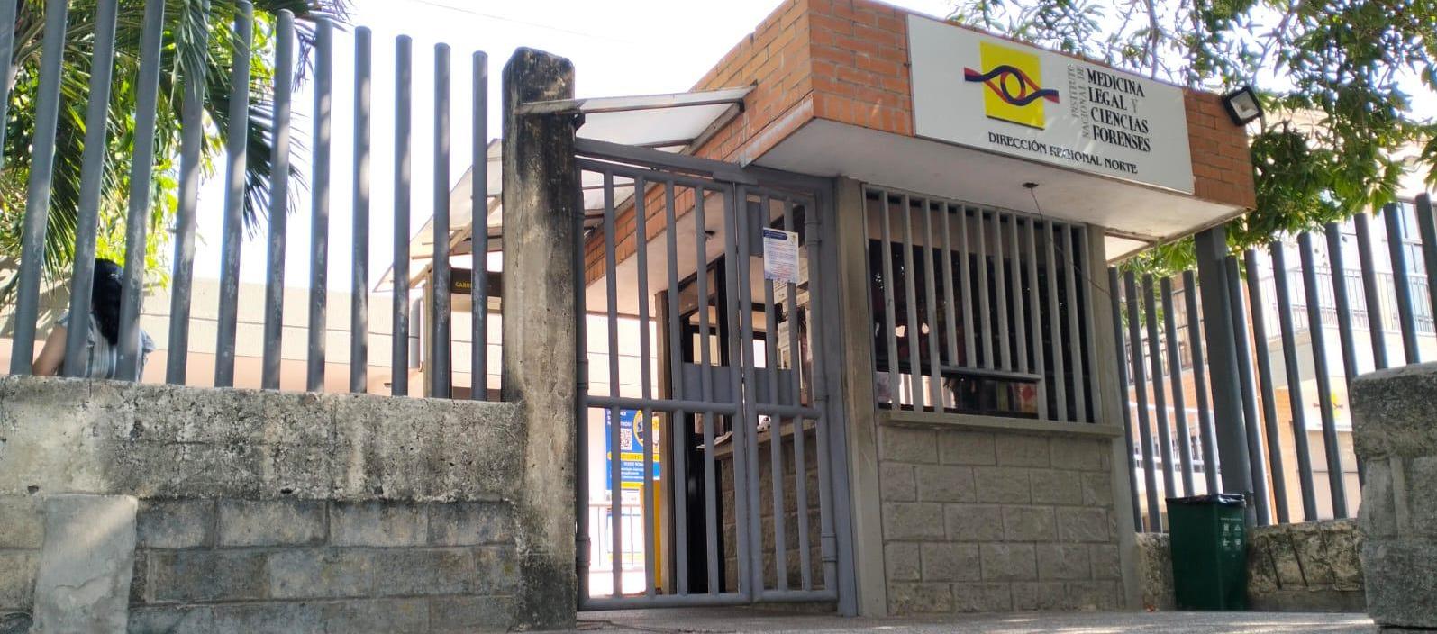 Fachada de Medicina Legal de Barranquilla.