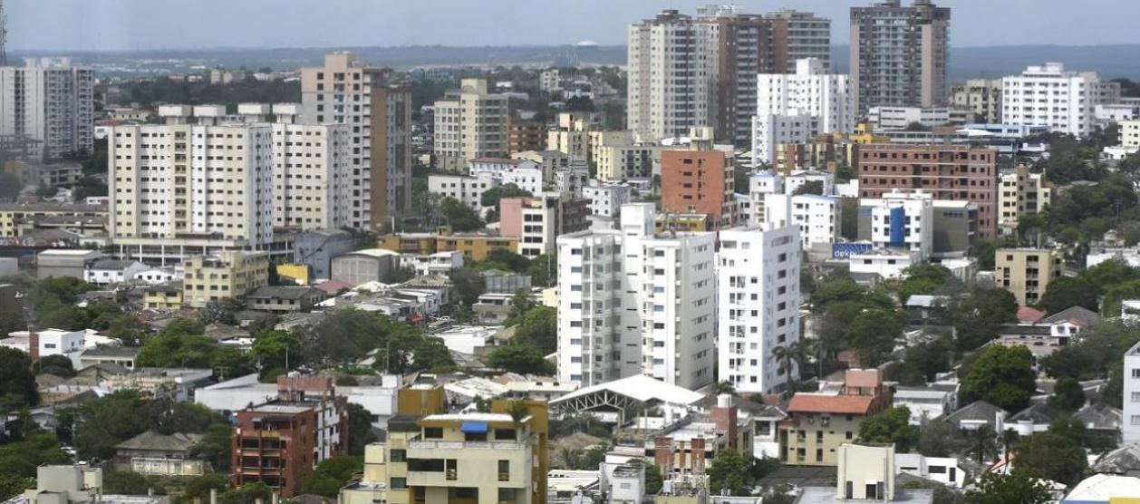 Vista panorámica de Barranquilla.