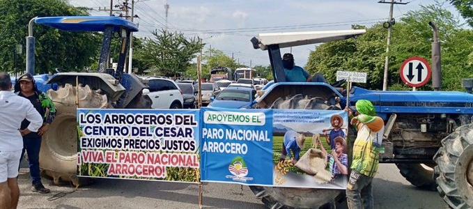 Los arroceros denunciaron que el Gobierno incumplió el acuerdo.