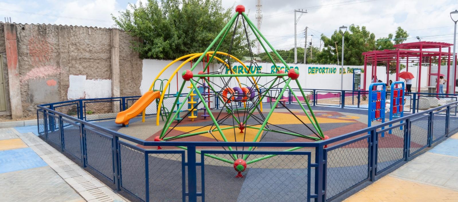 Nuevo parque entregado en Maicao, La Guajira, por Findeter.