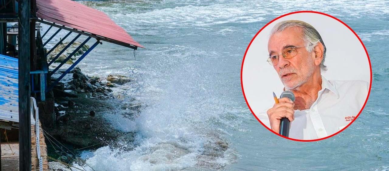 Aspecto de Santa Verónica y el gobernador Eduardo Verano.