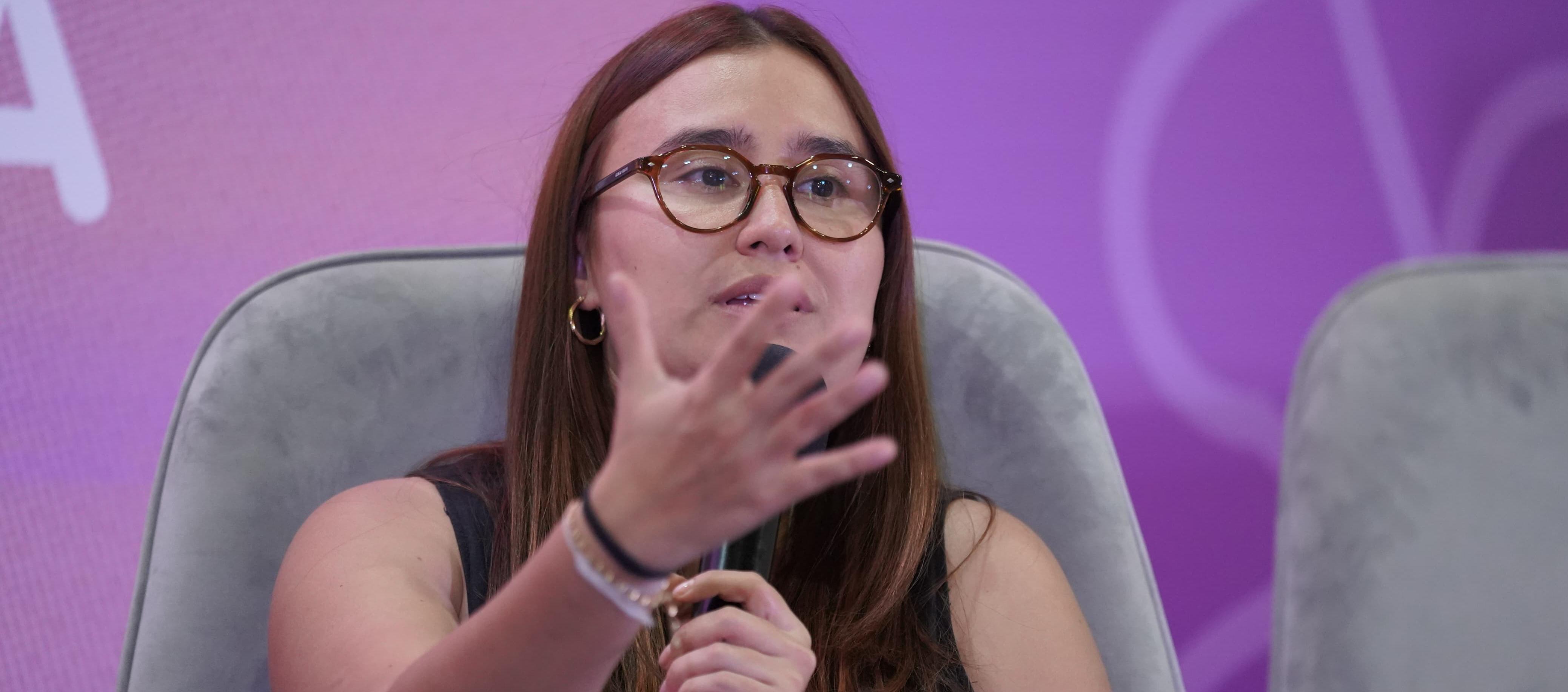 María José Navarro, superintendente de Economía Solidaria. 