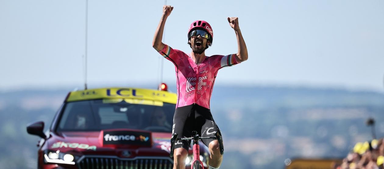 El irlandés Ben Healy, ganador de la sexta etapa del Tour de Francia. 