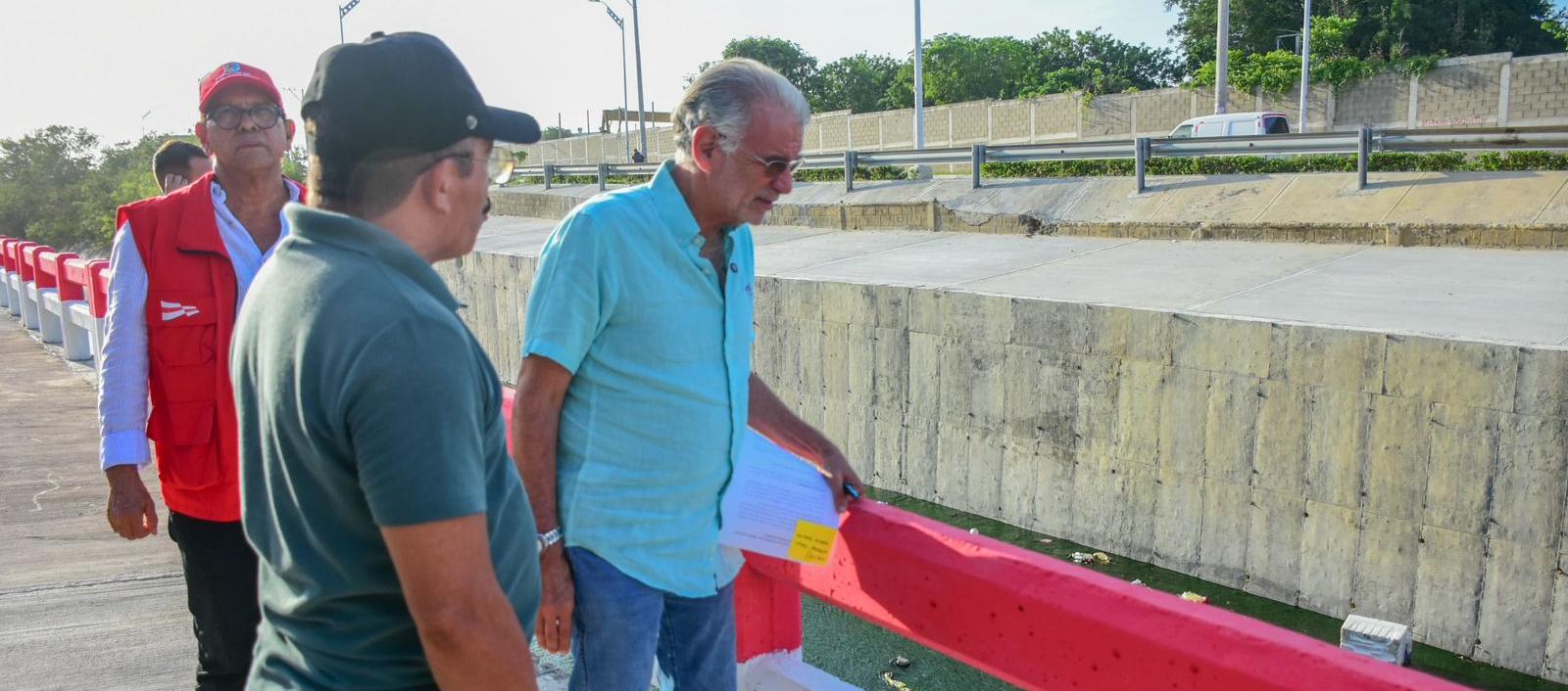 Gobernador Eduardo Verano durante la entrega de las obras. 