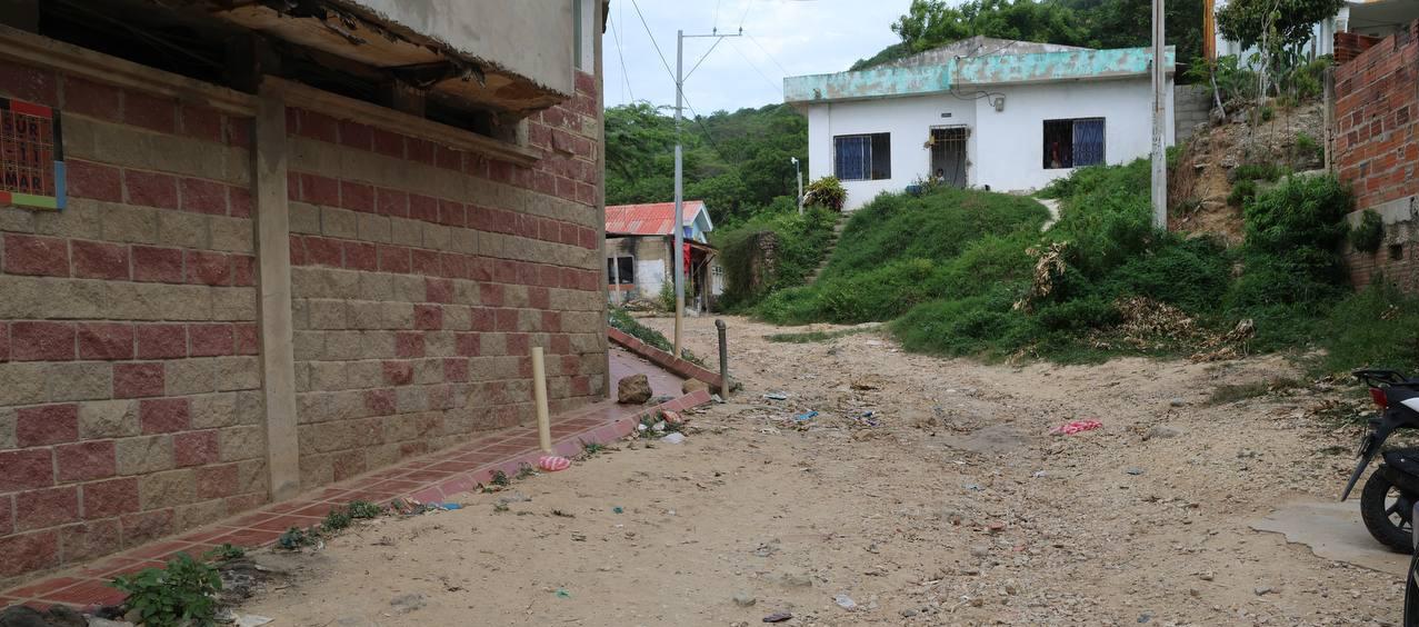 Aspecto del barrio Vistamar, en Puerto Colombia. 