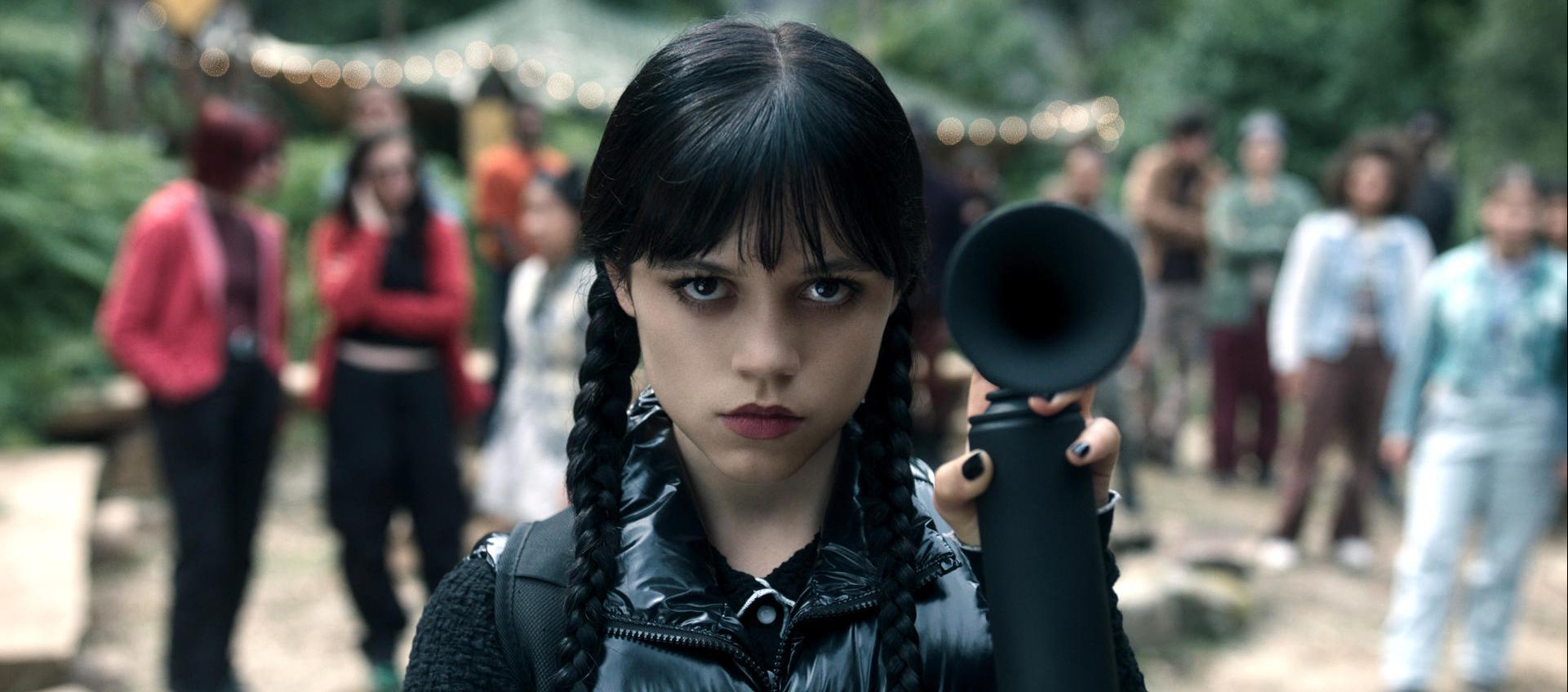 'Wednesday' protagonizada por Jenna Ortega. 