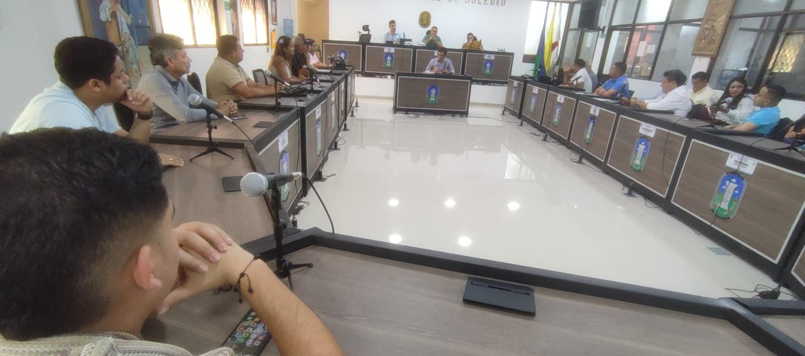 Plenaria de Concejo de Soledad.