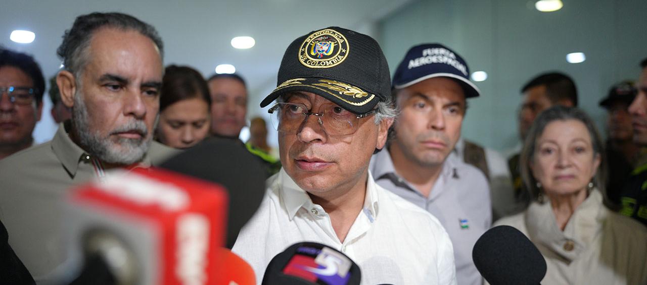 El Presidente Gustavo Petro.