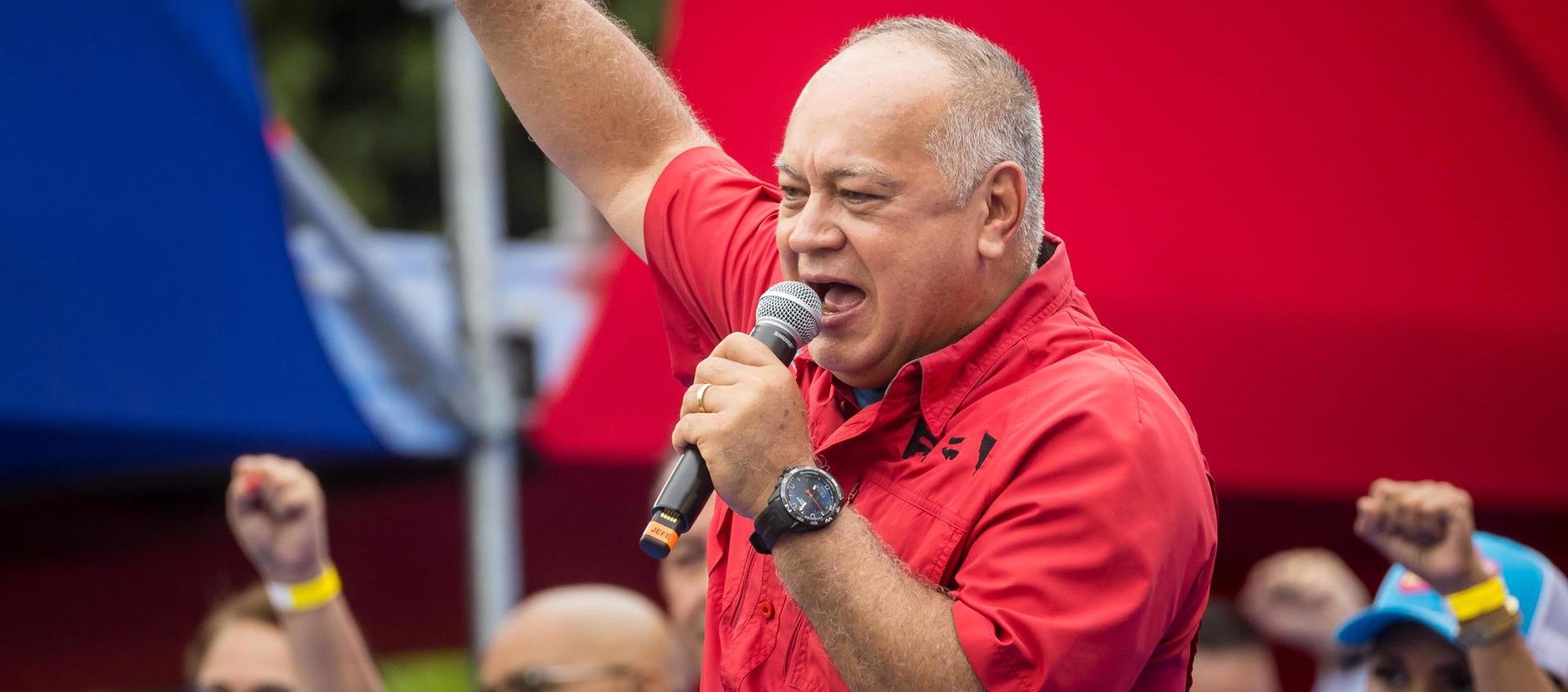Diosdado Cabello, Ministro del Interior de Venezuela.