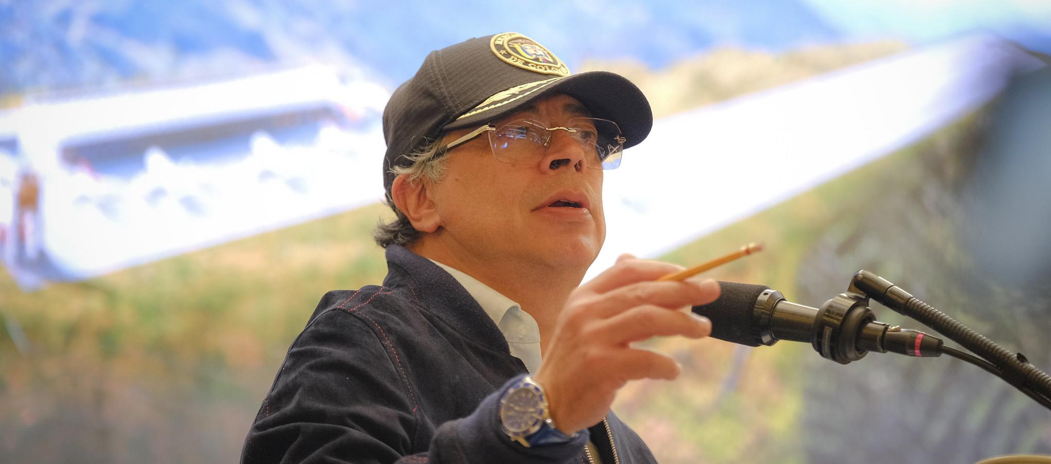 El Presidente Gustavo Petro.