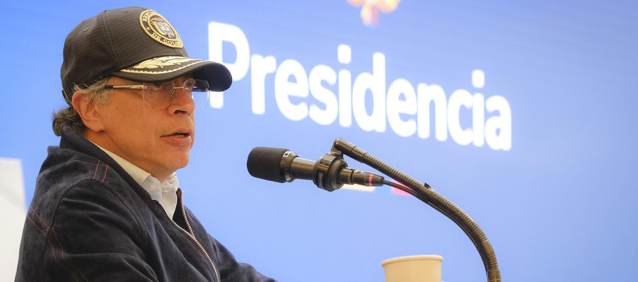 El Presidente Gustavo Petro.