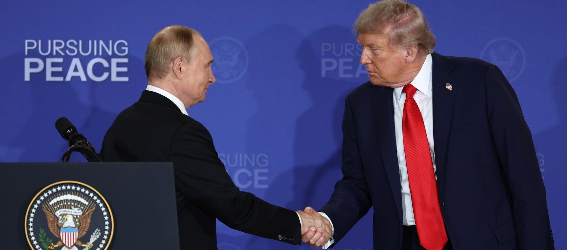 Vladimir Putin y Donald Trump.