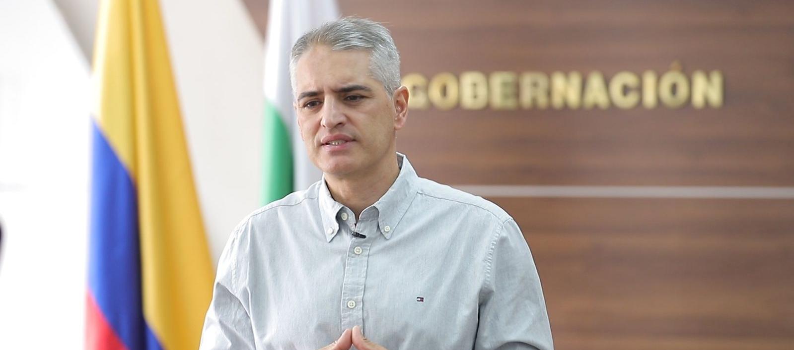 Andrés Julián Rendón, gobernador de Antioquia. 