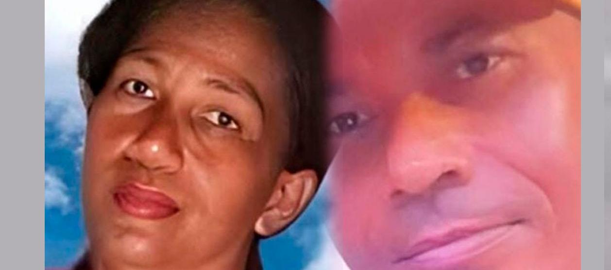 La pareja asesinada en el municipio de Zona Bananera. 