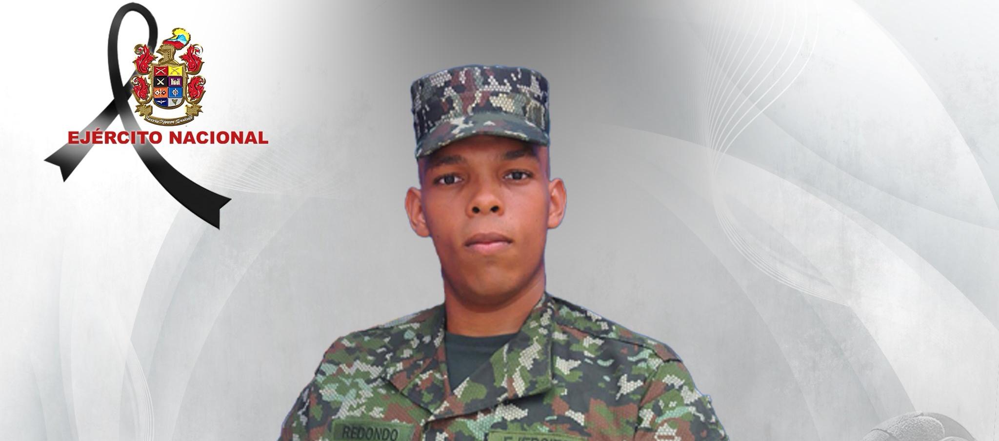 Soldado profesional Belis Jhon Redondo Jiménez.