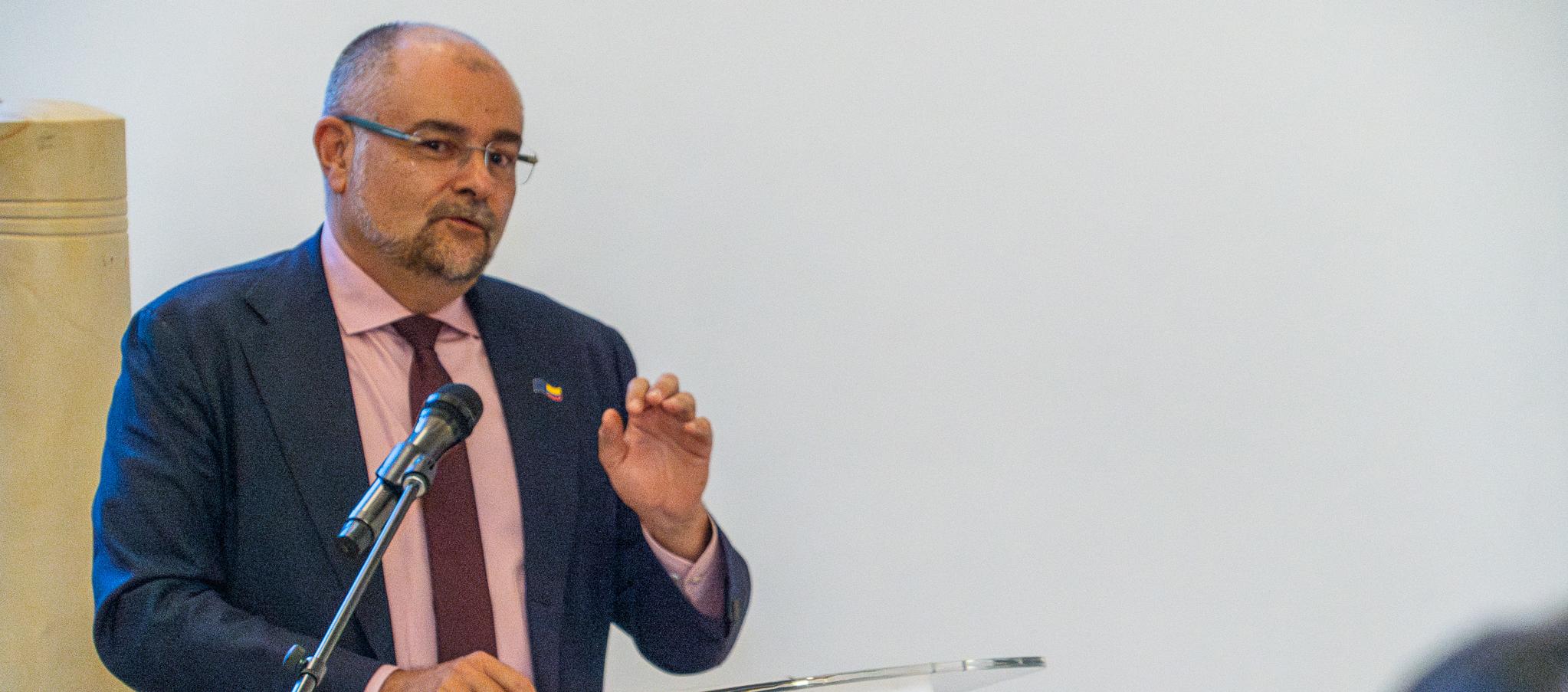 El embajador de la Unión Europea (UE) en Colombia, Gilles Bertrand.