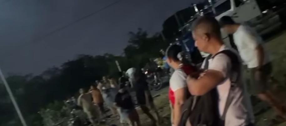 Bloqueos en La Cordialidad, a la altura de Villa Olímpica. 