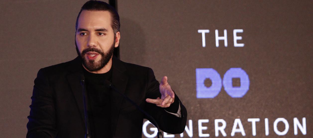 El presidente de El Salvador, Nayib Bukele.