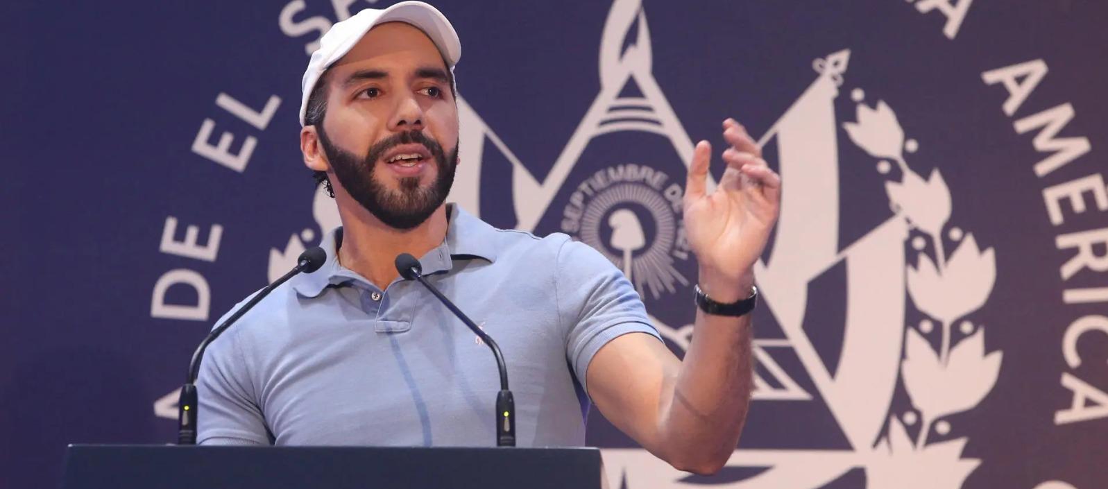 El presidente de El Salvador, Nayib Bukele.