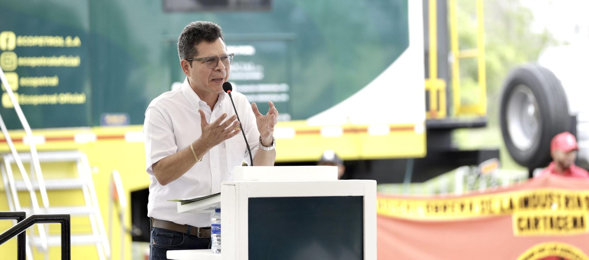 César Loza, presidente de la USO.