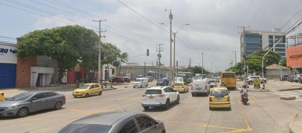 Calle 72 con la Vía 40.