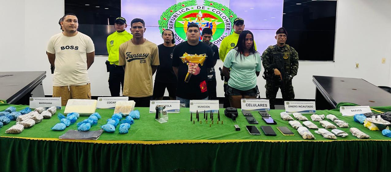 Capturados en Las Gardenias. 