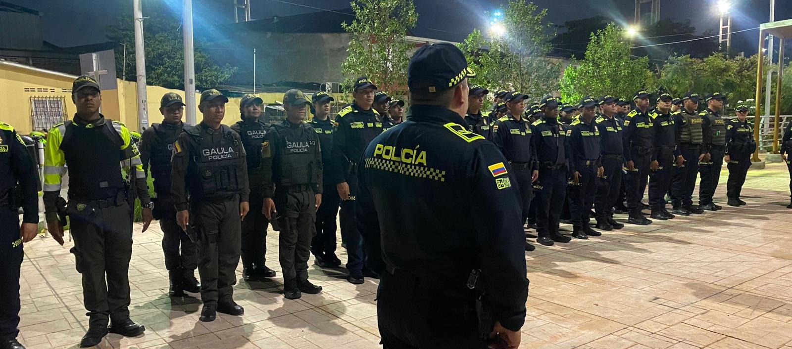 La Policía tiene varios puestos de control en diferentes sectores de la ciudad. 