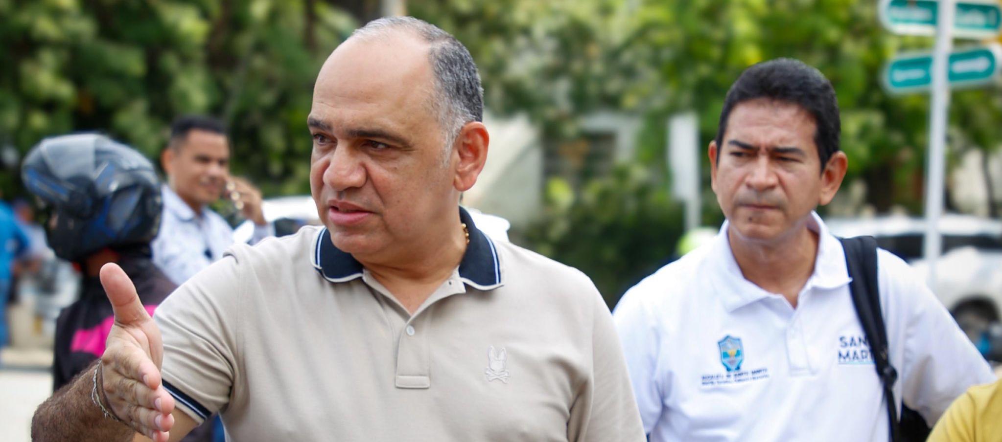 Carlos Pinedo Cuello, alcalde de Santa Marta.