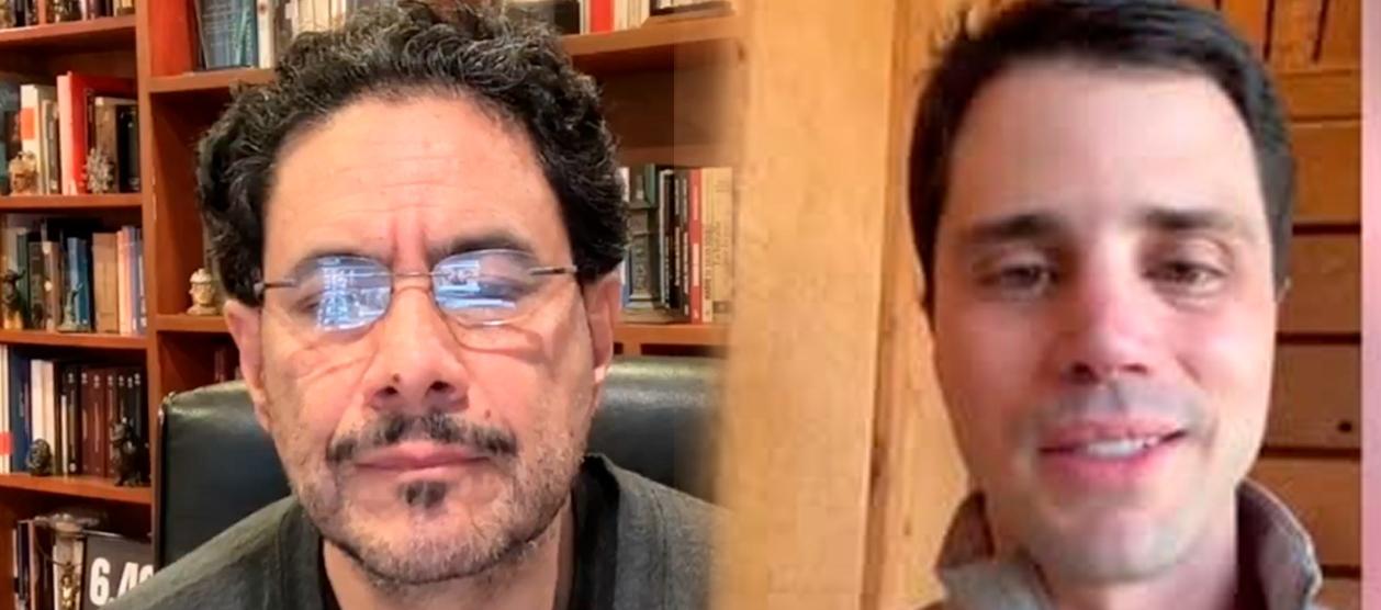 Iván Cepeda y Tomás Uribe.