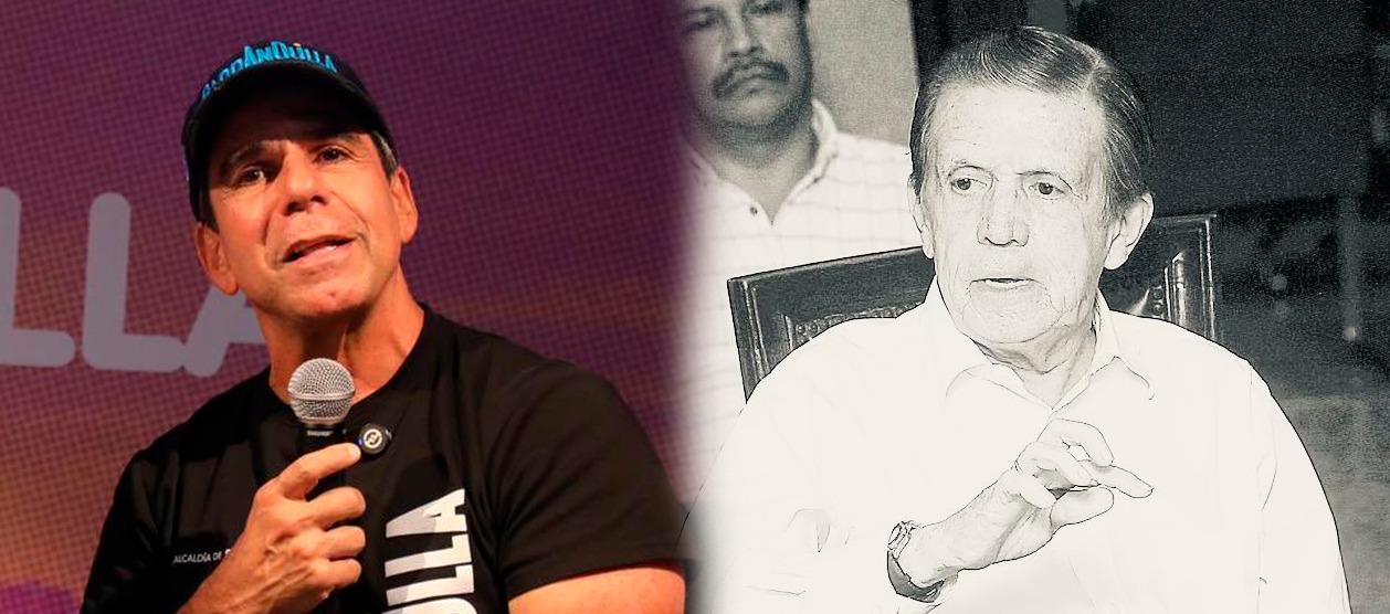 El alcalde de Char, Alejandro Char, y Juan B. Fernández.