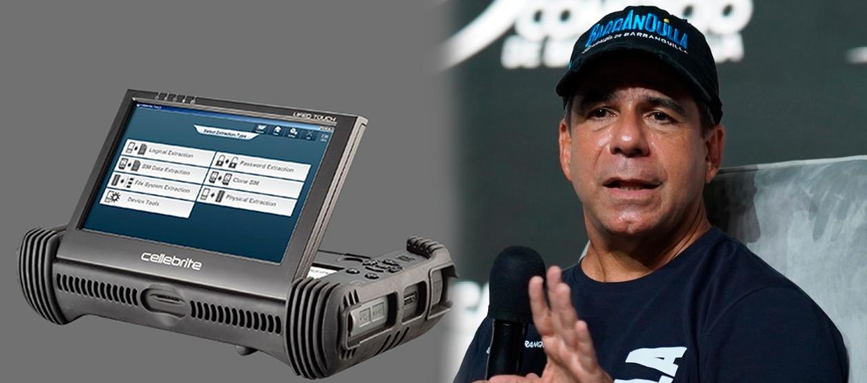 El sistema adquirido y el Alcalde Alex Char.