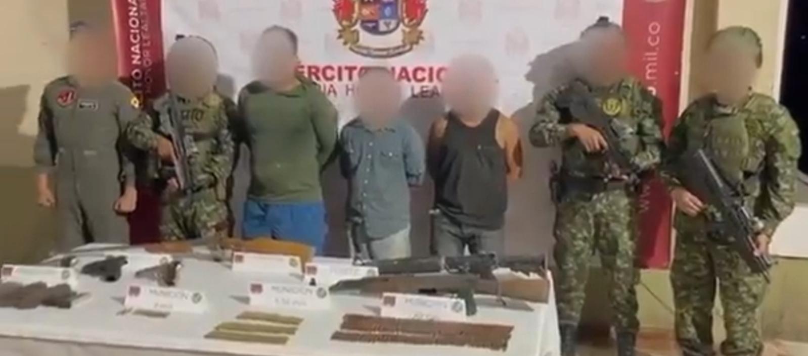 Presuntos integrantes del 'Clan del Golfo'. 