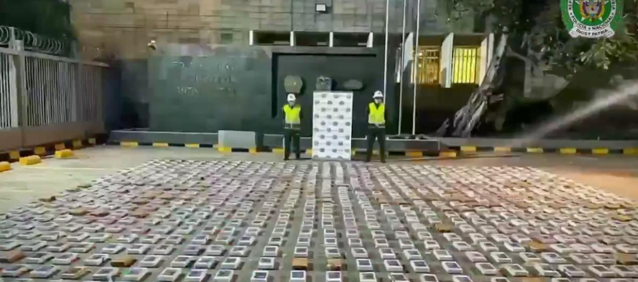 Uno de los cargamentos de cocaína incautados por la Policía este año en el país. 