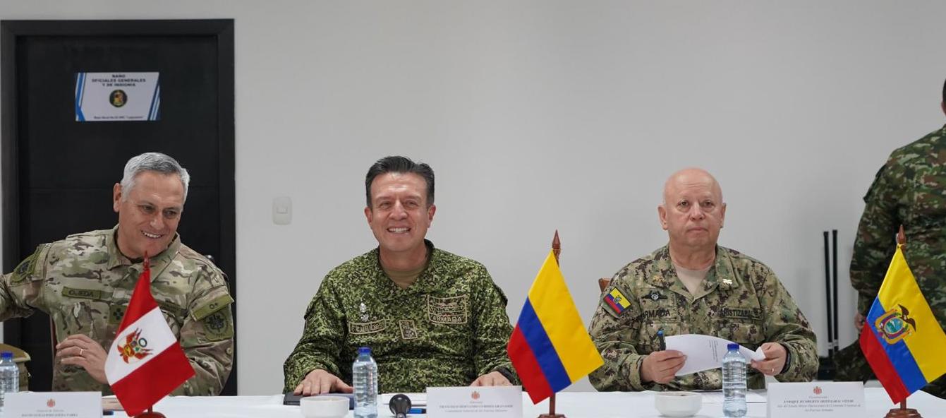 Comandantes de Fuerzas Armadas de Perú, Colombia y Ecuador