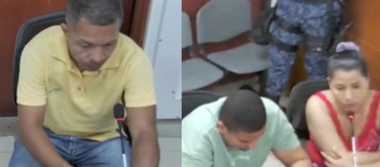 Los tres condenados.