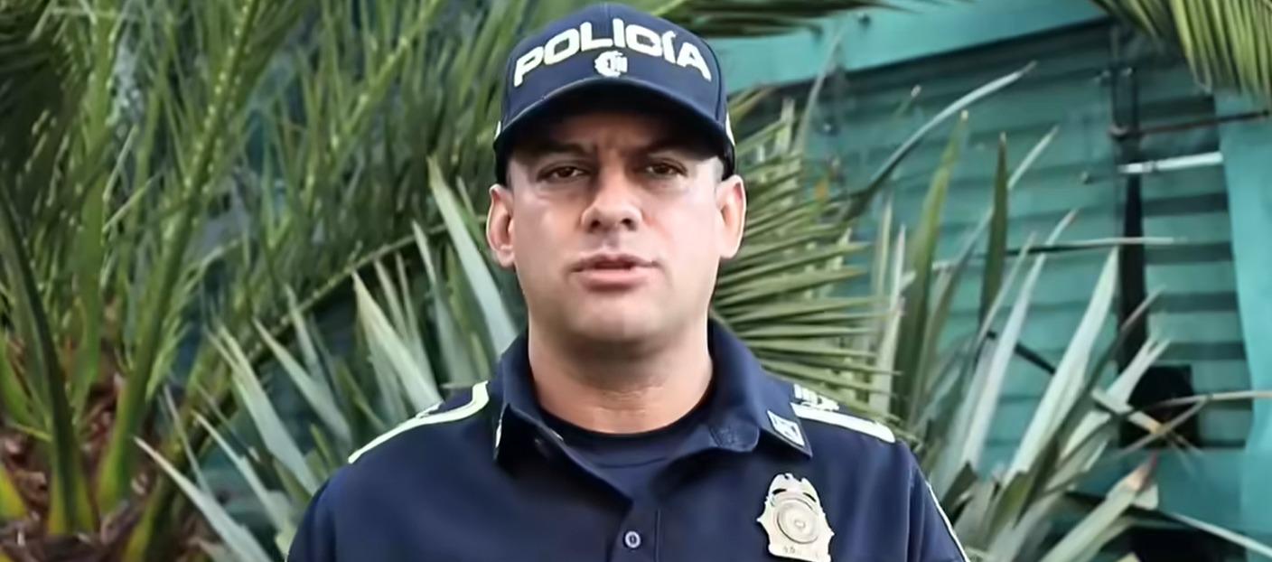 El comandante de la Policía en Cundinamarca, coronel Mauricio Herrera.