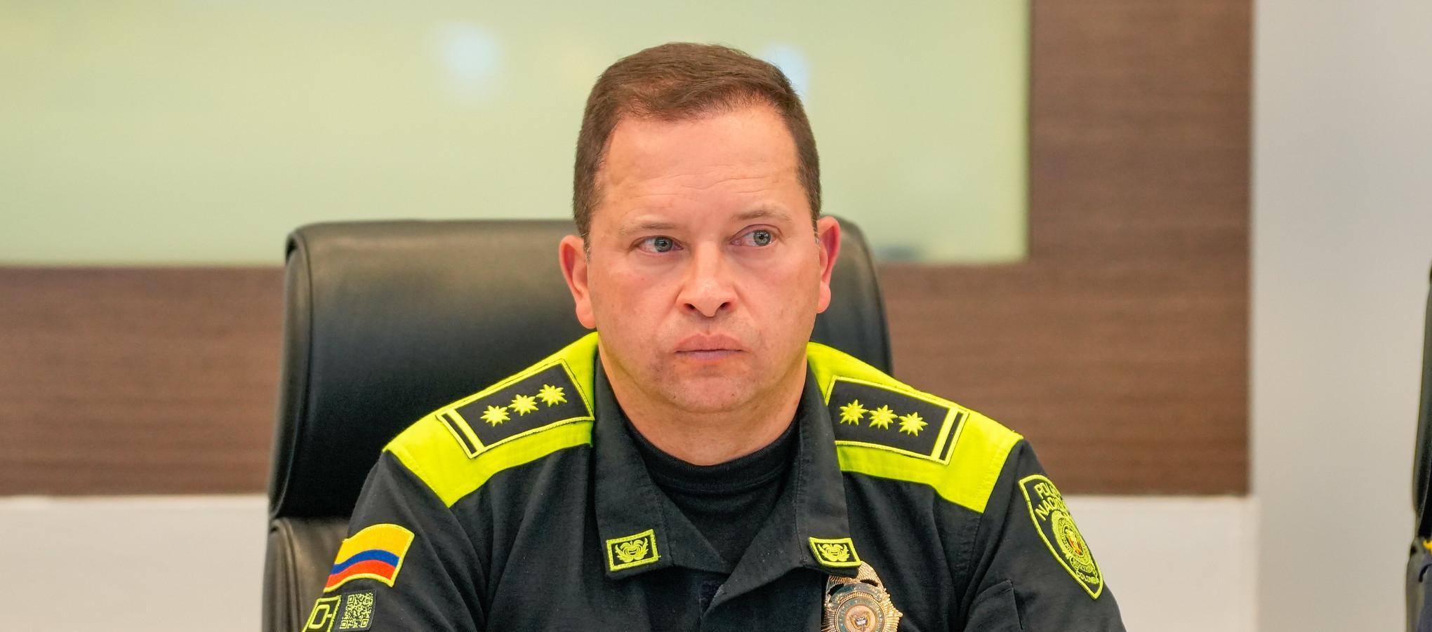 El director de la Policía, el brigadier general Carlos Fernando Triana.