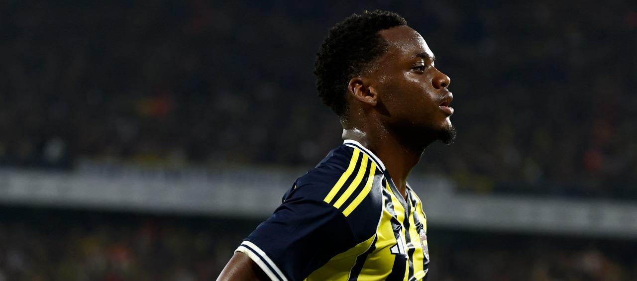 Jhon Durán celebrando su gol este martes.