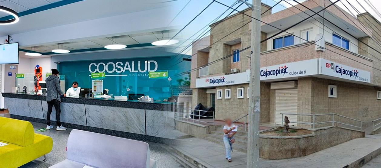 Coosalud y Cajacopi, dos de las EPS con presencia en Soledad. 