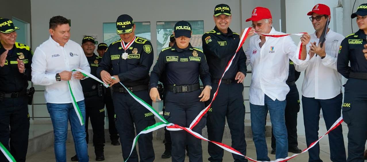 Inauguración de la Estación de Policía Centro Histórico de Soledad.