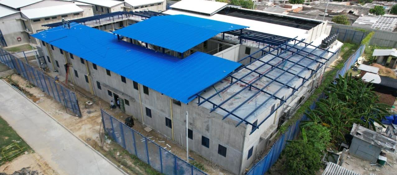 Nuevo bloque de alojamiento para el Inpec en cárcel El Bosque de Barranquilla.