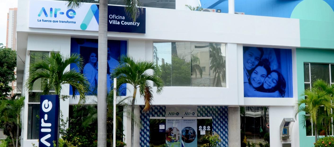 Fachada de Air-e.