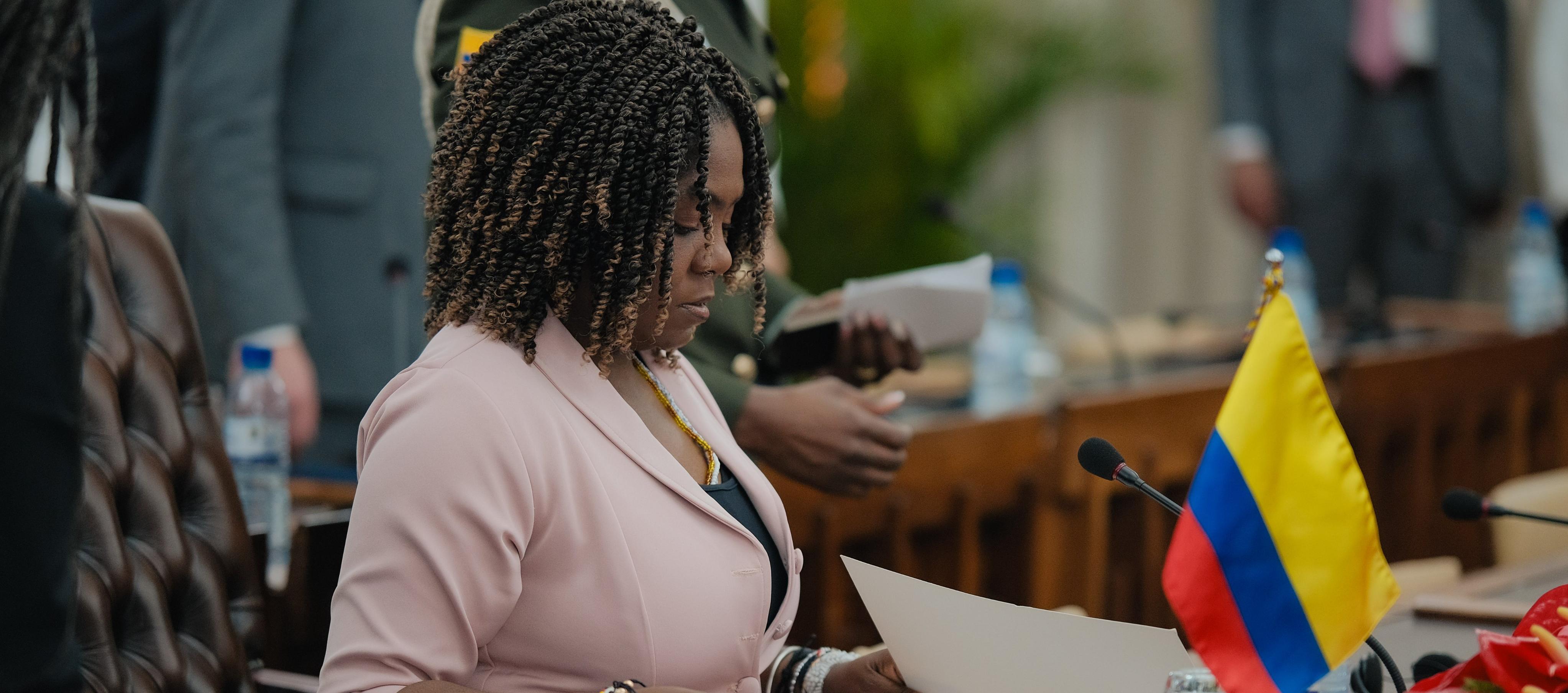 Vicepresidenta Francia Márquez en viaje a África.