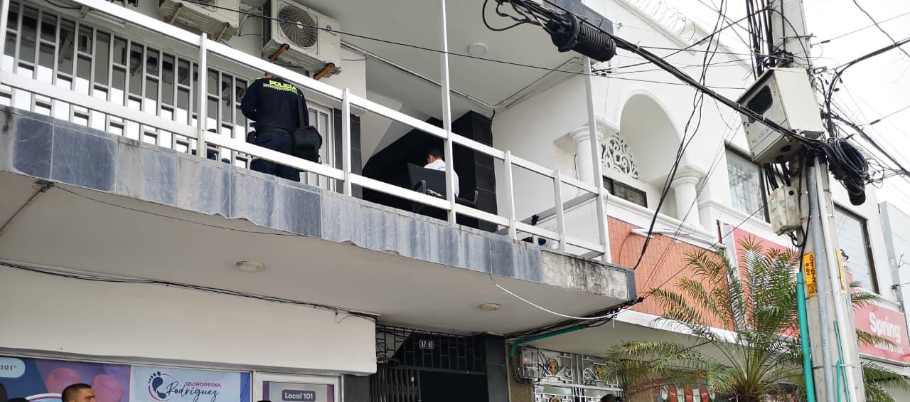 Inmueble donde hallaron el cuerpo. 