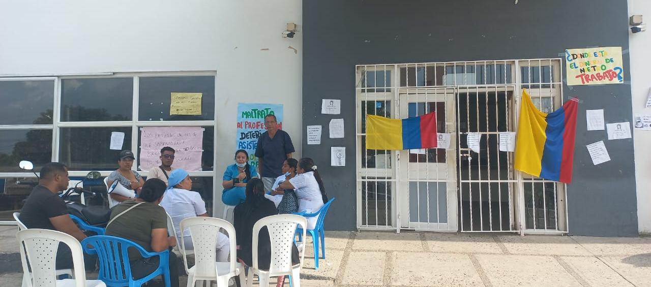 Cese de actividades en Hospital de Sabanalarga.