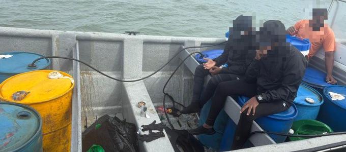 Embarcación donde era transportada la droga. 