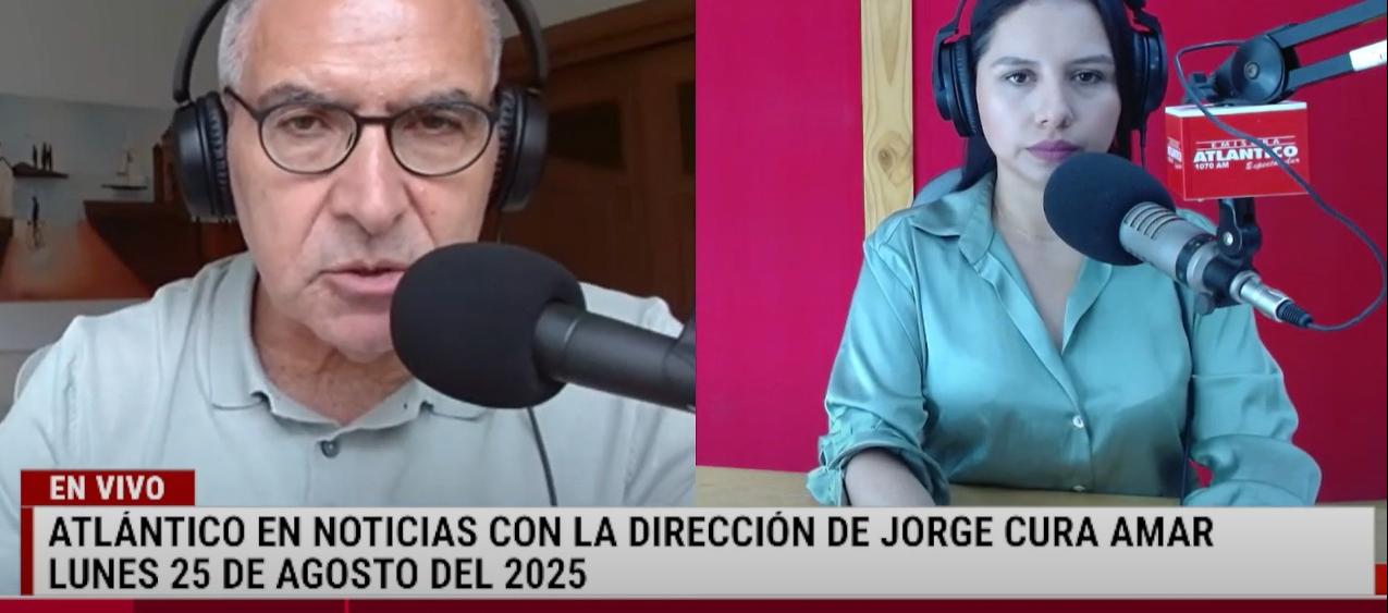 Transmisión de Atlántico en Noticias.